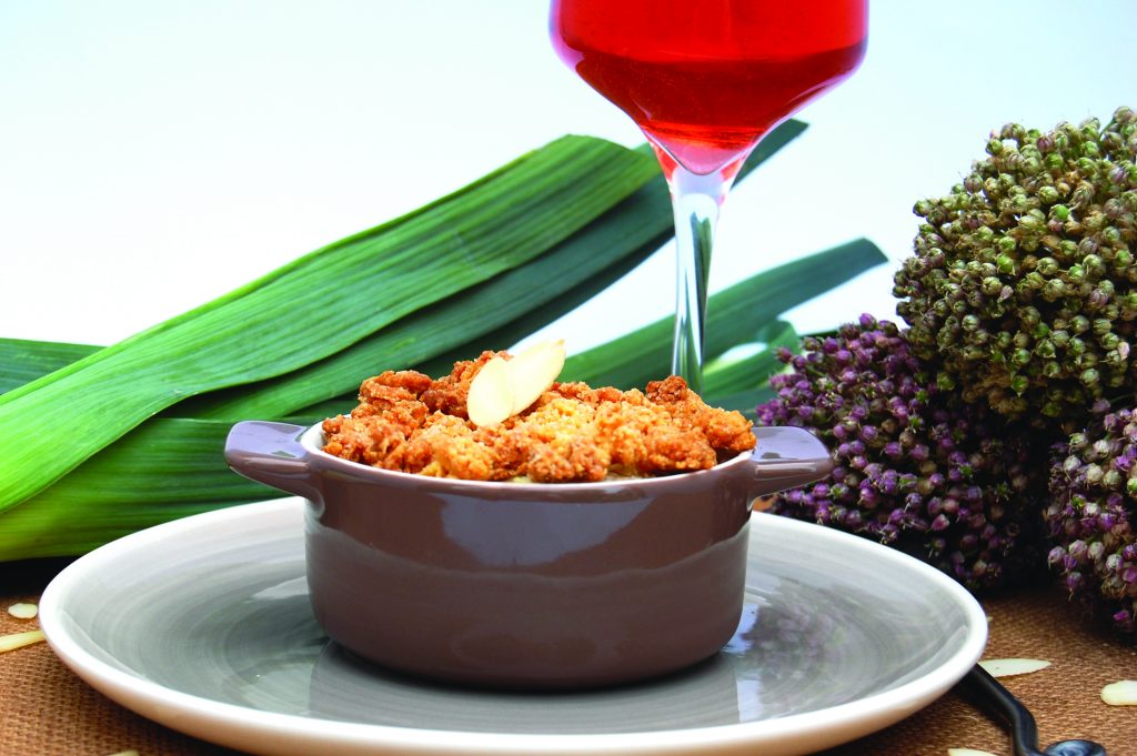 Crumble aux poireaux Gillet Contres
